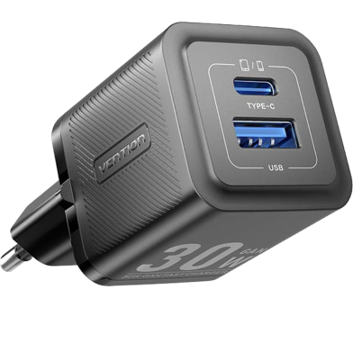 VENTION FEQB0-US 2-Port USB 30W GaN Charger image