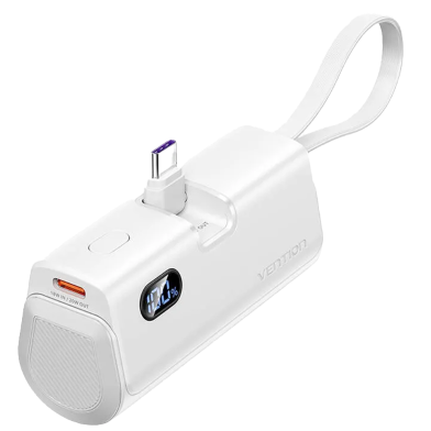 VENTION FHQW0 LED Display 4800mAh Power Bank 22.5W USB-C Type image