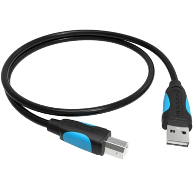 VENTION VAS-A16-B150 USB2.0 A Male to B Male Print Cable 1.5M Black image