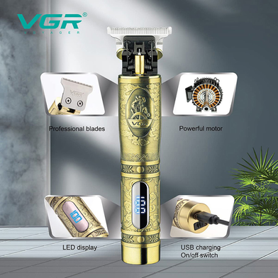 VGR V-091 Hair Clipper and Beard Trimmer with Digital Display for Men Slide 4