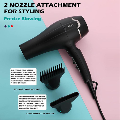 VGR V-450 Essential DryCare Hair Dryer Salon Series for Women Slide 5