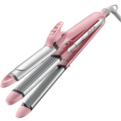 VGR V-563 Multi-Styler 4-in-1 Straightener, Curler, Crimper and Waver Salon Series for Women image