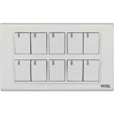VGTEC 10 Gang 1 Way Switch (Exclusive Series) image