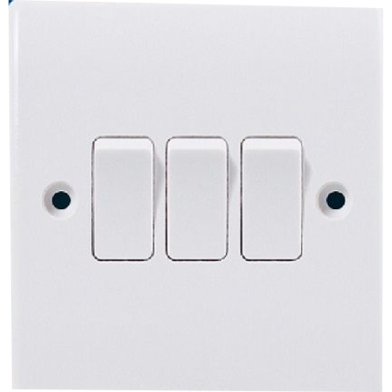 VGTEC 3 Gang 1 Way Switch (Classic-V Series) image