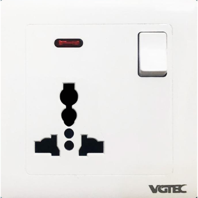 VGTEC 3 Pin MF Socket With Switch (Business Series) image
