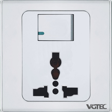 VGTEC 3 Pin MF Socket With Switch (Exclusive Series) image