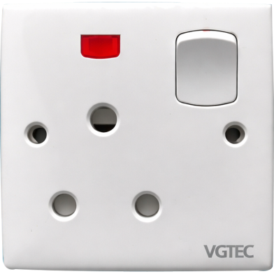 VGTEC 3 Pin Socket with Switch (Econo Series) image