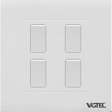 VGTEC 4 Gang 1 Way Switch (Cute Series) image