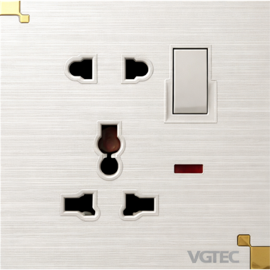 VGTEC 5 Pin Socket with Switch (Crystal Series) image