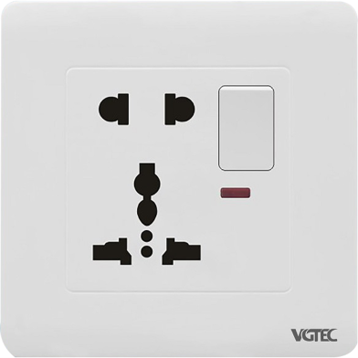 VGTEC 5 Pin Socket with Switch (Regular Series) image