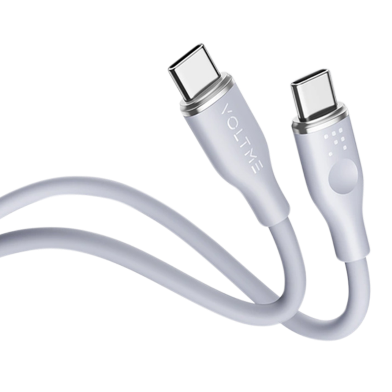 VOLTME PowerLink Moss 3A 60W USB-C to USB-C Fast Charging Cable - Grey image