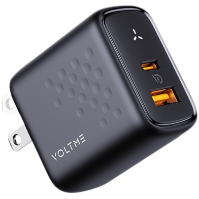 VOLTME REVO 35 DUO CA (Dual-Port CA PD 35W Wall Charger With GaN Tech) Black image