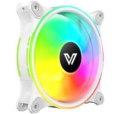 Value-Top W1298S 12CM White Static RGB Case Fan image