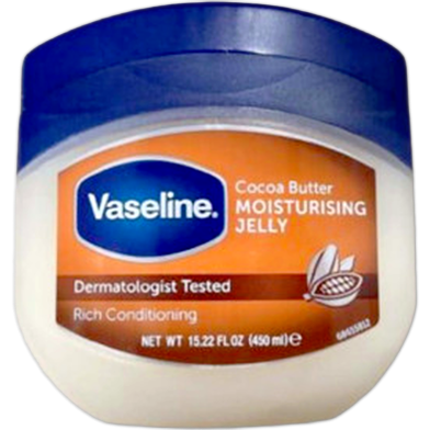 Vaseline Cocoa Butter Moisturising Jelly Petroleum Jelly 450ml image