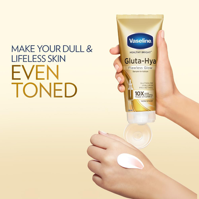 Vaseline Gluta Hya Flawless Glow Serum in Lotion 200ml | India Slide 3