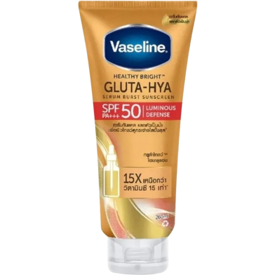 Vaseline Gluta-hya Serum Burst Sunscreen Luminous Defense SPF 50 Pa Plus Plus Plus ( 260mL ) image