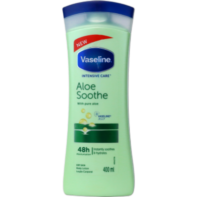 Vaseline Intensive Care 48H Aloe Soothe Moisturising Body Lotion 400ml image