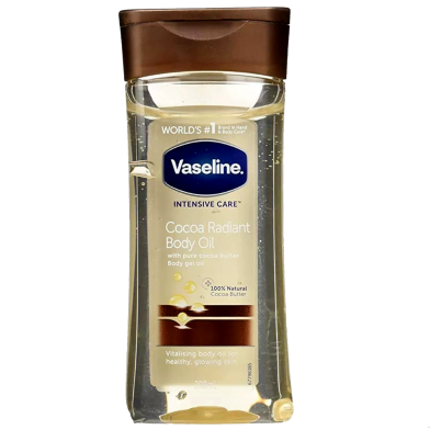 Vaseline Intensive Care Cocoa Radiant For Glowing Skin Body Gel Made With 100 Percent Pure Cocoa Butter Plus Replenishing Oils - 200ml image