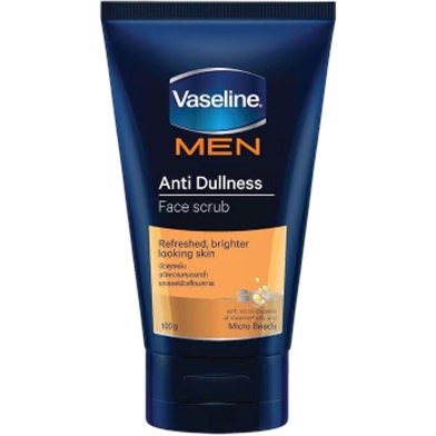 Vaseline Men Anti Dullness Scrub Face Wash 100gm image