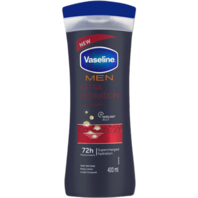 Vaseline Men Extra Hydration Extra Strength Supercharged Hydration Lotion 400ml image