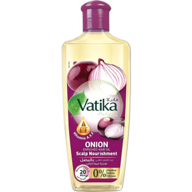 Vatika Naturals Onion Scalp Nourishment Enriched Hair Oil 300ml image