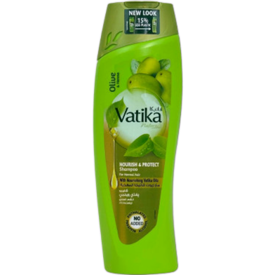 Vatika Olive and Henna Nourish and Protect Shampoo 400ml (New Packaging) image