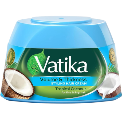 Vatika Tropical Coconut Volume and Thickness Styling Hair Cream – 140ml image