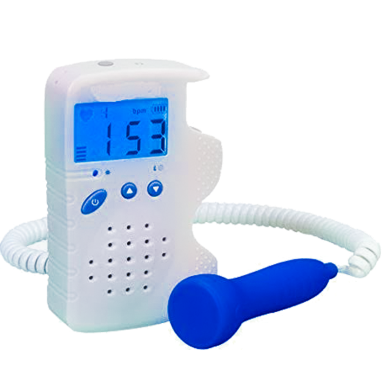 Vcomin Fetal Doppler Fetal Ultrasound Baby Heartbeat FD-200G image