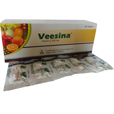 Veesina 250 mg - 10's Strip Chewable Tablet image