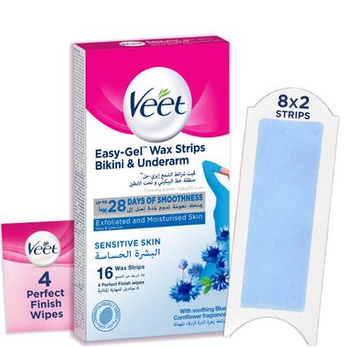 Veet Bikini Wax Strip Sensitive Skin 16s image
