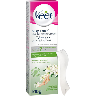 Veet Dry Skin Silky Fresh Hair Remover 100 ml image