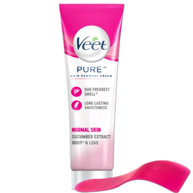Veet Pure Cucumber Extract Hair Removal Cream 100gm image