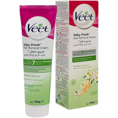 Veet Silky Fresh Hair Removal Cream For Body and Skin 100 ml image