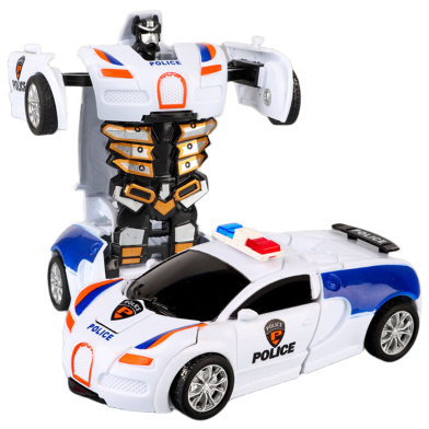 Vehicle Deformed Bugatti Police Car Toy image