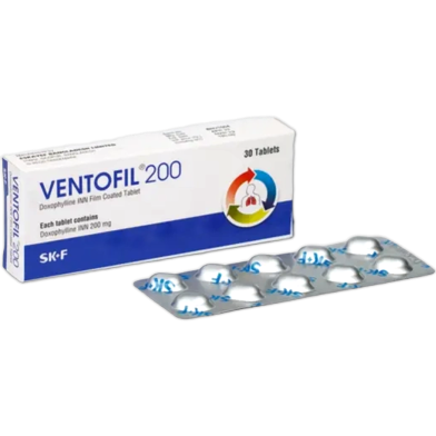 Ventofil 200 Mg Tablet 10's Strip image