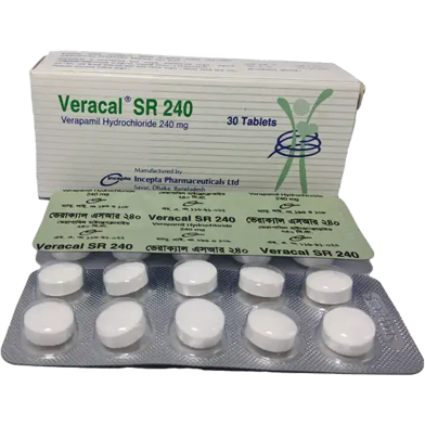 Veracal SR 240 mg Tablet 10's Strip image