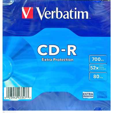 Verbatim CD-R 700MB 80Min (Blank CD) 1Pcs image