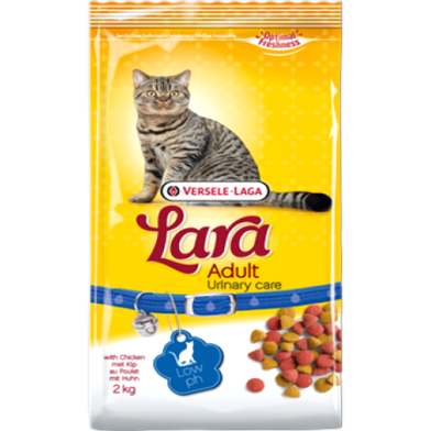 Versele-Laga Lara Adult Dry Cat Food With Urinary Care (Chunks with Chicken) 2kg image