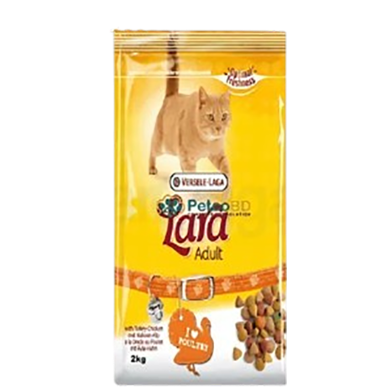 Versele Laga Lara Poultry Adult Dry Cat Food Turkey and Chicken Flavour 2kg image