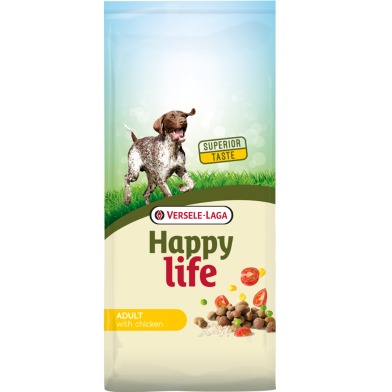 Versele-laga Happy Life Adult Dog Food With Chicken Flavor 15 kg image