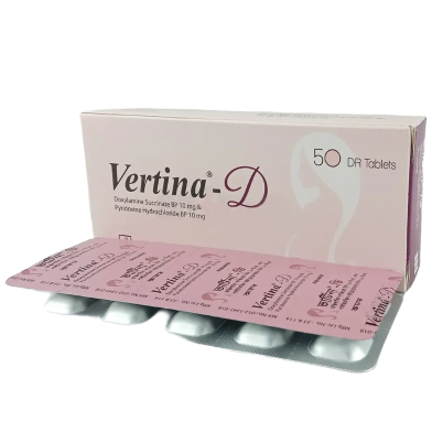 Vertina-D 10 mg Tablet 10's Strip image