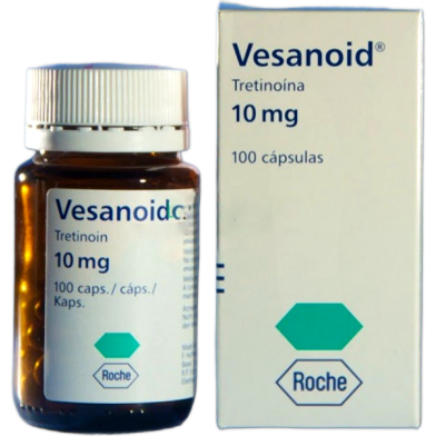 Vesanoid 10 mg Capsule 10's strip image