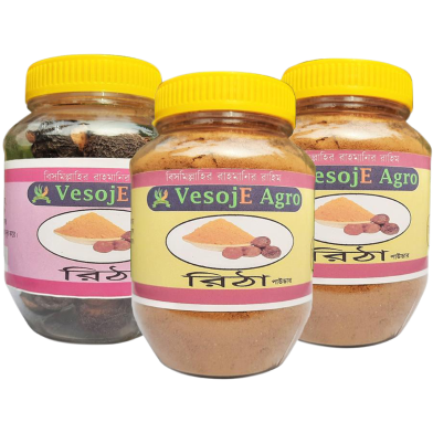 VesojE Agro Ritha-100 gm and Agro Ritha Powder- 100gm Wtih Ritha Powder- 100gm(Buy 2 Get 1 FREE) image