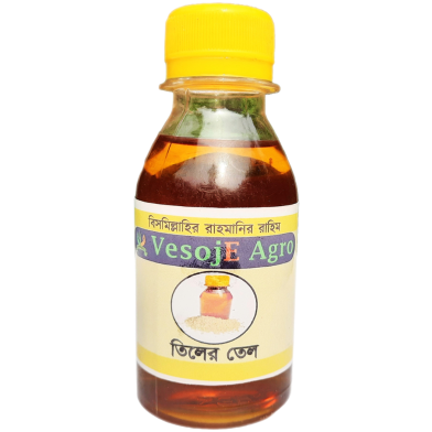 VesojE Agro Sesame Oil ( তিলের তেল) 100ml image