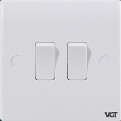 VGTEC 2 Gang 2 way switch (Classic series) image