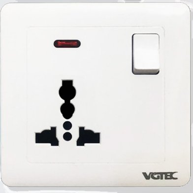 VGTEC 3 Pin MF Socket With Switch (Cute Series) image