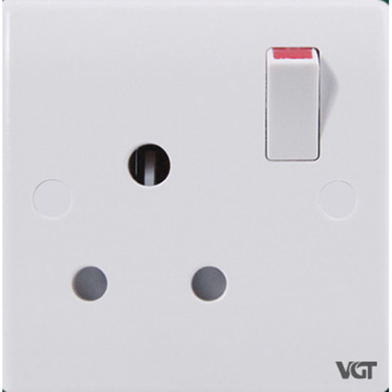VGTEC 3 Pin Round Socket With Wwitch (Classic Series) image