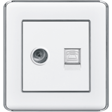 VGTEC TV and Internet combined socket (Nice series) image