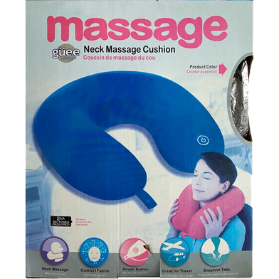 Vibrating Neck Massager Travel Pillow Blue : Non-Brand | Rokomari.com