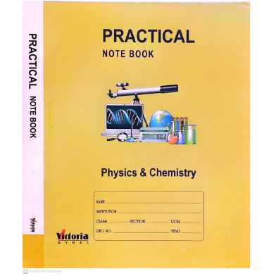 Victoria Chemistry Practical Notebook image